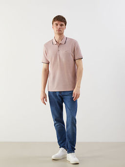 Polo Yaka K?sa Kollu Erkek Dokulu Ti??rt