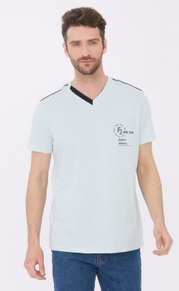 Футболка Fine Joyce F911-06b-019 хлопок голубой