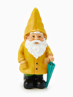 Садовая фигура из полистоуна «Гном в дождевике», 19×7×10 см