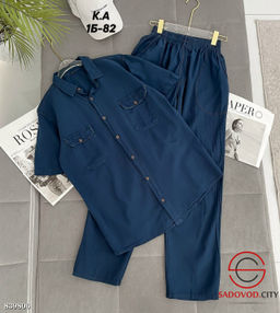 Костюм (рубашка и брюки) свободного кроя