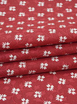 Перкаль Зорица цв.красный, ГОСТ, ш.1.5м, хлопок-100%, 125гр/м.кв - Купава фото 4