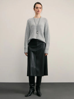 Джемпер с круглой горловиной / Zarina  фото 2