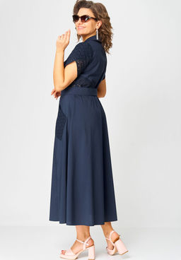 Платье EVA GRANT 7200В темно-синий