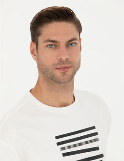 Ekru Regular Fit Sweatshirt - Pierre cardin фото 2