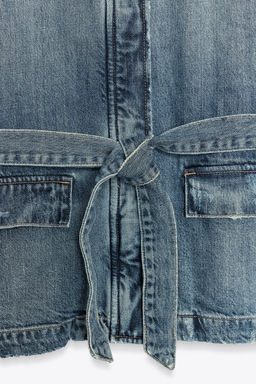 TRF LONG DENIM JACKET - Zara фото 10