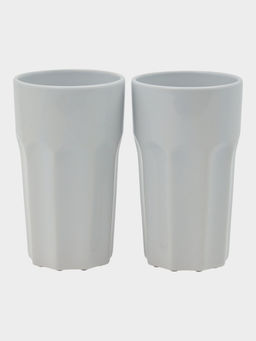 Стаканы Доляна «Классика», набор 2 шт., 500 мл, керамика, белые