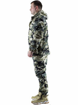 Утепленный демисезонный костюм Forest trail Nappa для активного отдыха (горка на флисе) - Rax фото 2