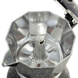 Кофеварка гейзерная 450мл (9 порций), алюмин., с шир. индук. дном арт. 101106