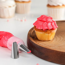 Цена за 2 шт. Насадка кондитерская KONFINETTA Лепесток, d=2.5 см, выход d=1.4 см, нержавеющая сталь  фото 2