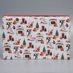 Коробка подарочная «Уютного Нового года», 32.5 х 20 х 12.5 см