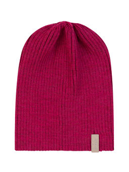 Шапка вязаная малина Ш-103 (58)