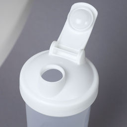 Бутылка/Шейкер SIMPLE SHSA-600 белый, для спортивного питания 600ML/уп72 - Галеонтрейд фото 3