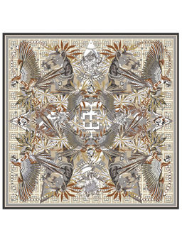 Платок жен. шелк+шерсть+мод 120х120 E16-8487-03