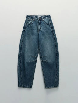 Джинсы barrel со средней посадкой / Zarina  фото 7