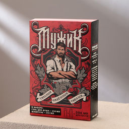 Подарочный набор Настоящий мужик, гель для душа 250 мл, аромат ледяная свежесть, шампунь 250 мл, аромат взрыв прохлады