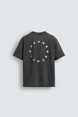 CAMISETA ESTAMPADOS LAVADOS / Antracita oscuro - Zara фото 9