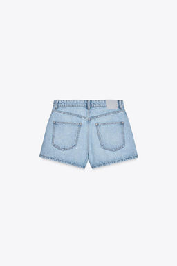 Z1975 MOM FIT MID-WAIST SHORTS - Zara фото 12