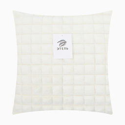 Наволочка декоративная Этель цвет молочный 43х43 см , велсофт, полиэстер  фото 11