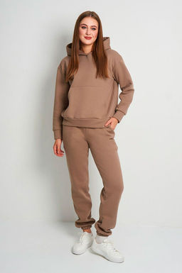 Арт.2903 Костюм женский с начесом 44-52 (5 шт) Цвет:бежевый