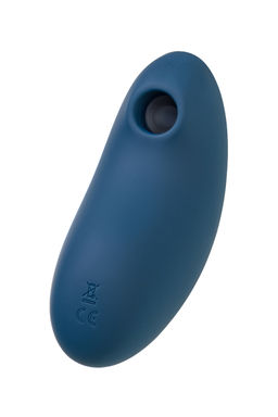 Вакуум-волновой бесконтактный стимулятор клитора Satisfyer Vulva Lover 2, силикон, синий  фото 5