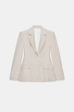 BLAZER PINZAS CON LINO / Arena / Vigor? - Zara фото 9