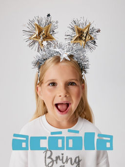 ACOOLA / Ободок детский Congry серебристый