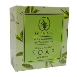Мыло глицериновое 85гр с маслом Green Tea Зеленого чая