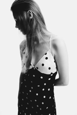 Vestido de sat?n con tirantes espagueti - H&m фото 2