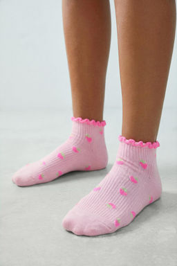 PACK TRES CALCETINES CORTOS FRUTAS RIZO / Multicolor