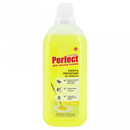 Средство для мытья полов и стен "Perfect" 1,5л, 8х10,5х29см, с ароматом лимона (Казахстан)