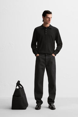 LIGHTWEIGHT WOOL AND CASHMERE KNIT POLO SHIRT - Zara фото 11