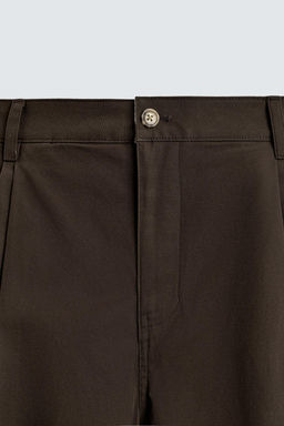 PLEATED WIDE-LEG TROUSERS - Zara фото 17