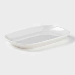 Блюдо прямоугольное «Селина», 18×11.2×1.8 см, белое