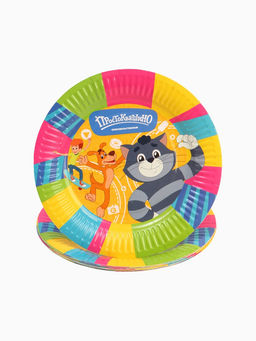 Тарелка одноразовая «Простоквашино» 18 см, набор 10 шт, Союзмультфильм