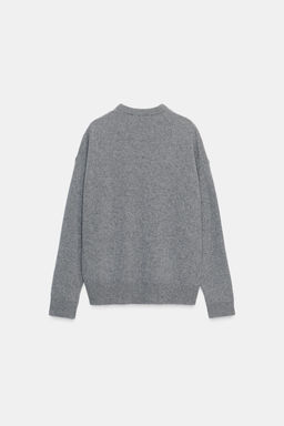 CASHMERE AND WOOL LONG SLEEVE SWEATER - Zara фото 4