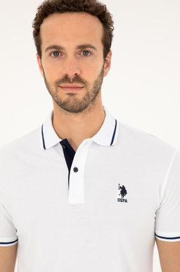 U. S. Polo Assn / Мужская белая базовая футболка - U.s. polo assn фото 2