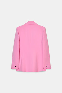 FITTED BLAZER WITH SHOULDER PADS - Zara фото 19