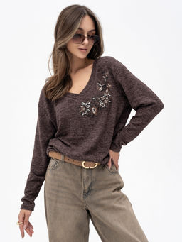 Джемпер жен.арт.1228-3,шоколадный - Binita фото 2