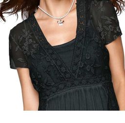 Платье, черное - Linea tesini фото 5