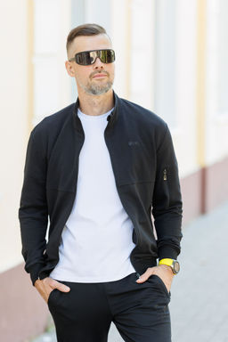 Спортивный костюм М-1853  Черный - Relay фото 12