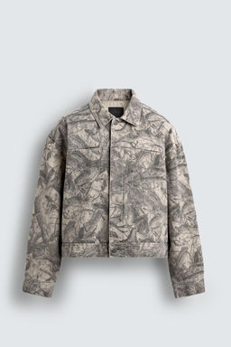 LEAF PRINT JACKET - Zara фото 7