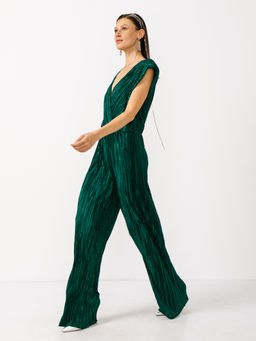 Комбинезон из жатой легкой гофрированной ткани - Tantino фото 5