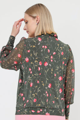 Блузка женская 7049-27/06/Кремовый, розовый - Rise фото 9