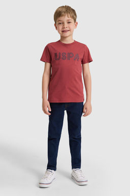 Erkek _ocuk Vi_ne Bisiklet Yaka Basic Ti__rt - U.s. polo assn фото 4