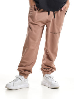 Брюки спортивные удобство и стиль для активных 22-7991 коричневый - Mini maxi фото 8