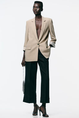 PRINTED CUFF BLAZER - Zara фото 8