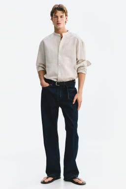 Camisa en mezcla de lino Relaxed Fit - H&m фото 9