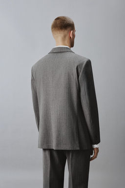 BLAZER TRAJE RAYA DIPLOM?TICA CON LANA / Gris - Zara фото 3
