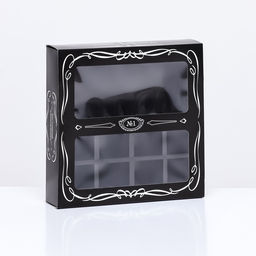 Коробка под 8 конфет + шоколад, с окном , Настоящий мужчина 17,7 х 17,8 х 3,8 см - UPAK LAND фото 2