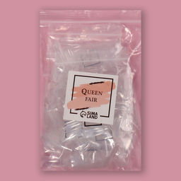 Типсы для наращивания ногтей, 500 шт., форма овал, 10 размеров, прозрачные